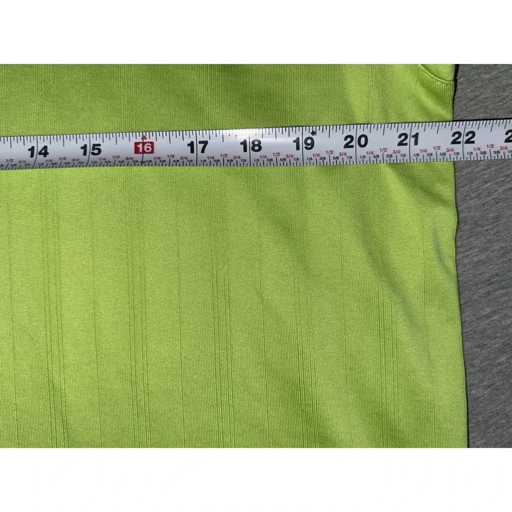 Nike Tiger‎ Woods Collection Golf Shirt Mens Size Large Mint Green Textured